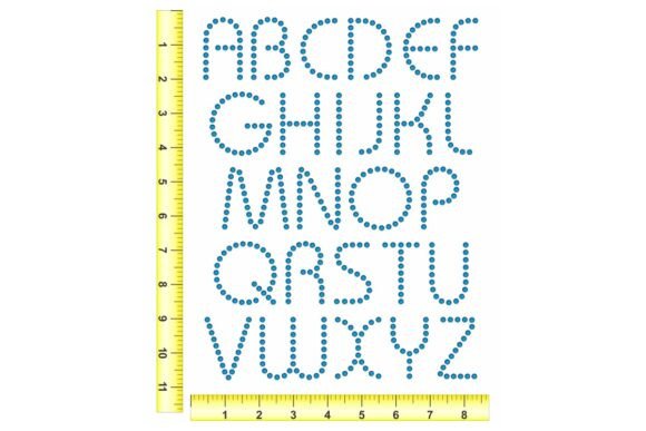 Download Rhinestone Design FONT - ARUBA 2" - Sign Collection