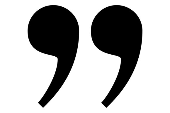 Download Qoutes Symbol. Typographic Black Marks. - Typographic Collection