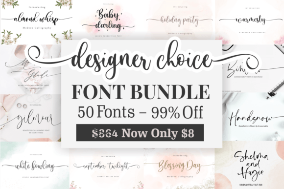 Download Designer Choice - Font Bundle - Sign Collection