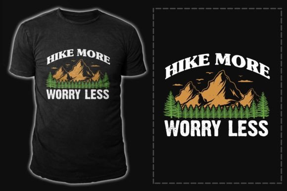 Download Hiking Typography Vector T Shirt Design - Sign Collection