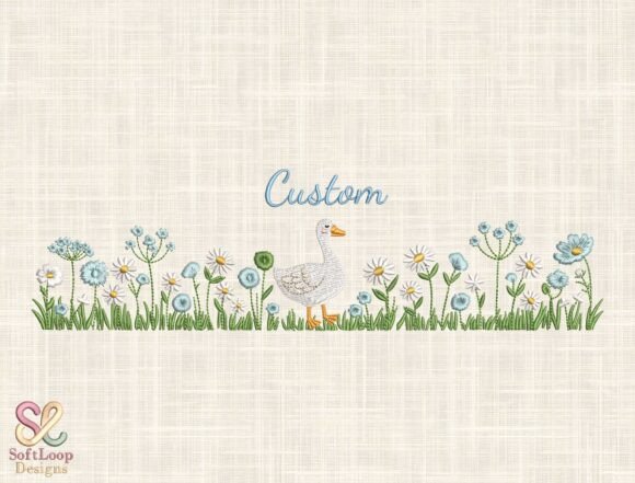 Download Custom Goose Embroidery Design - Sign Collection