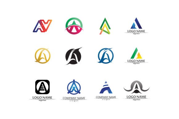 Download A Logo Design Font and a Letter Design - Sign Collection