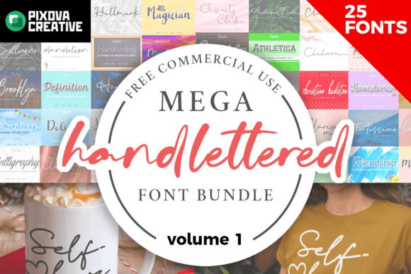 Download Mega Handlettered Vol. 1 - Red Collection