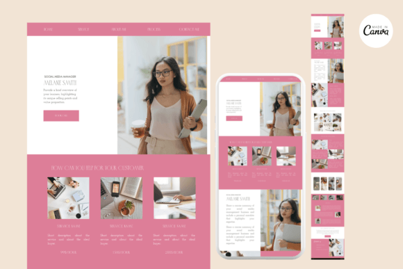 Download Canva Website for Social Media Manager - Website Collection
