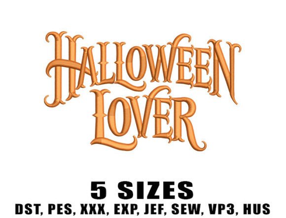 Download Orange Halloween Embroidery Design - Sign Collection