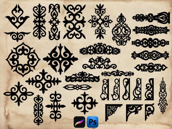 Download Slavic Architecture Ornaments Designs - Sign Collection