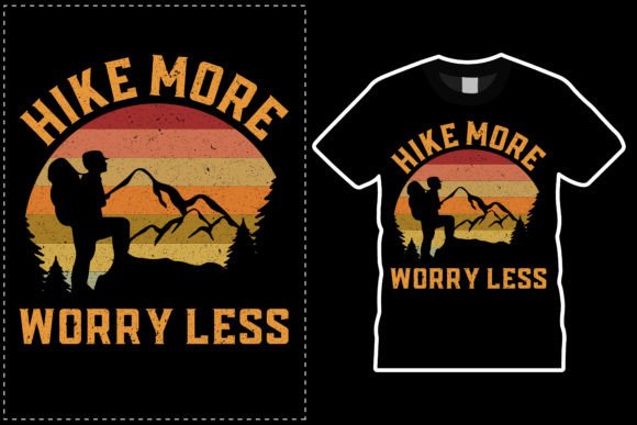 Download Hiking T-Shirt Design Vector Graphics - Sign Collection