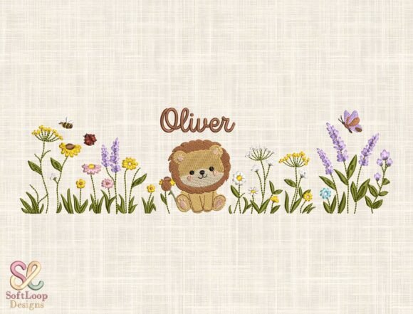 Download Custom Lion Embroidery Design - Sign Collection