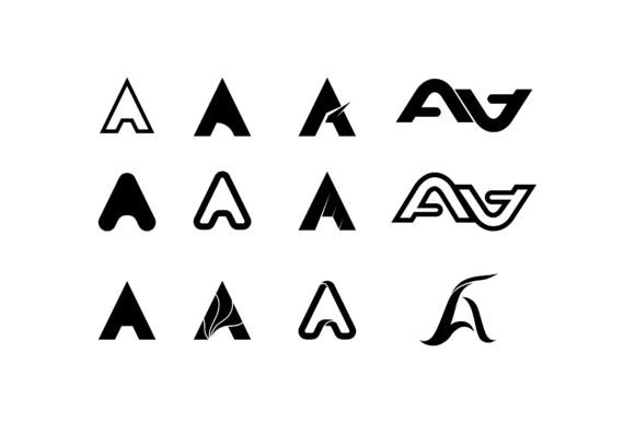 Download A Logo Design Font and a Letter Design - Sign Collection