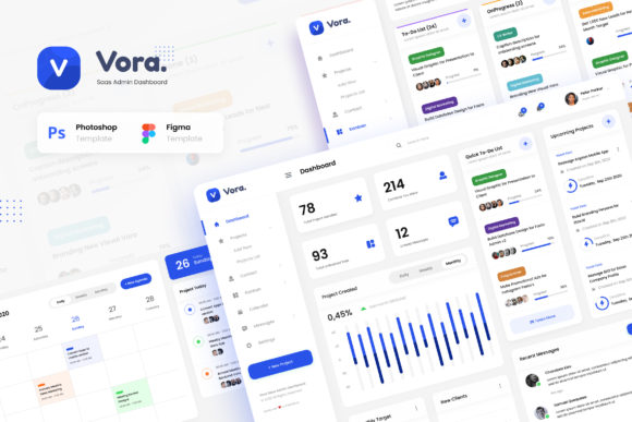 Download Vora - Saas Admin Dashboard UI Design - Sign Collection